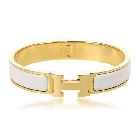 white and gold hermes bracelet|hermes bracelets on sale.